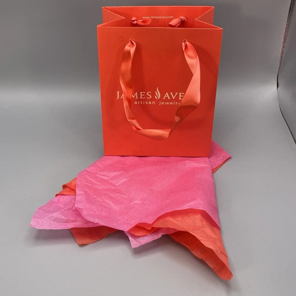 James Avery Jewelry Presentation Gift Bag‎ Tissue Charm Christmas Mother's Day